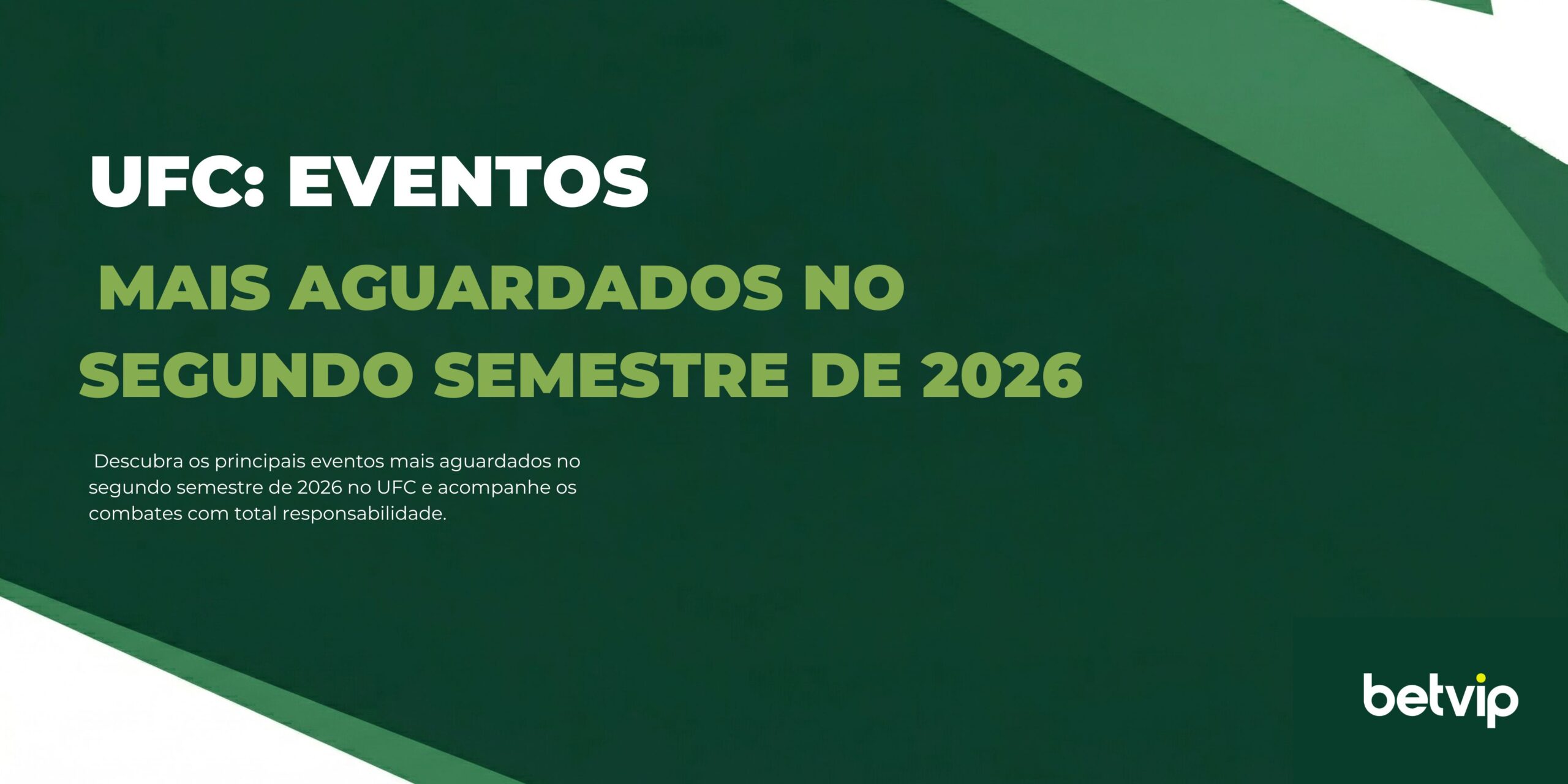 UFC: Eventos mais aguardados no segundo semestre de 2026