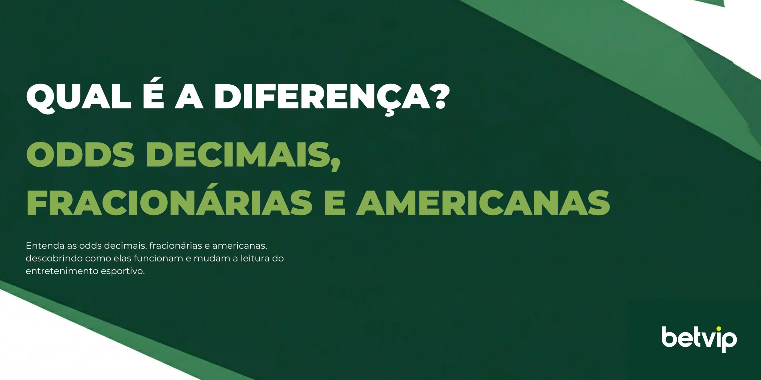 Odds decimais, fracionárias e americanas: qual é a diferença?