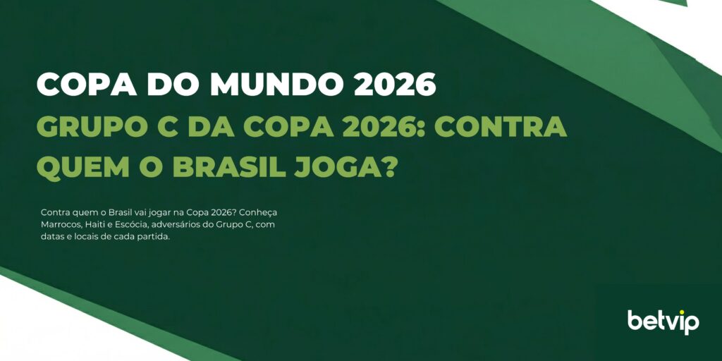 Grupo C da Copa 2026: contra quem o Brasil joga?