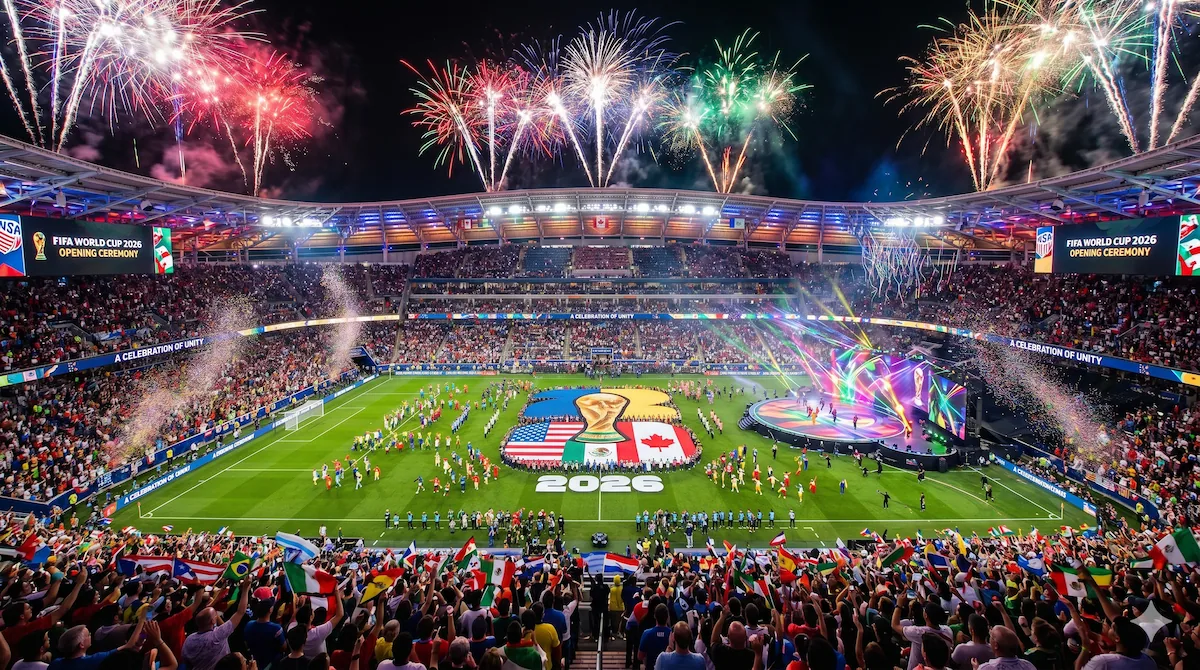Onde assistir abertura da Copa 2026 hoje