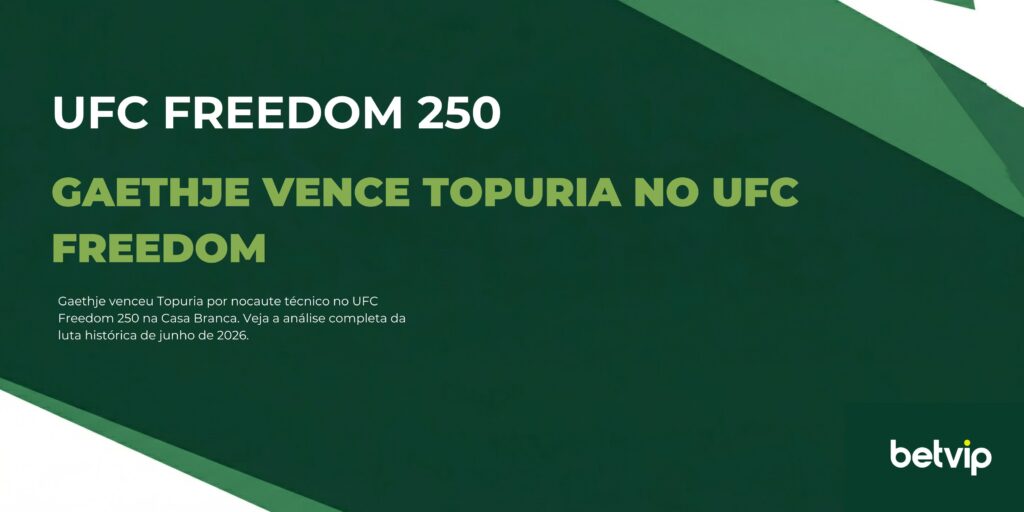 Gaethje vence Topuria no UFC Freedom 250 na Casa Branca