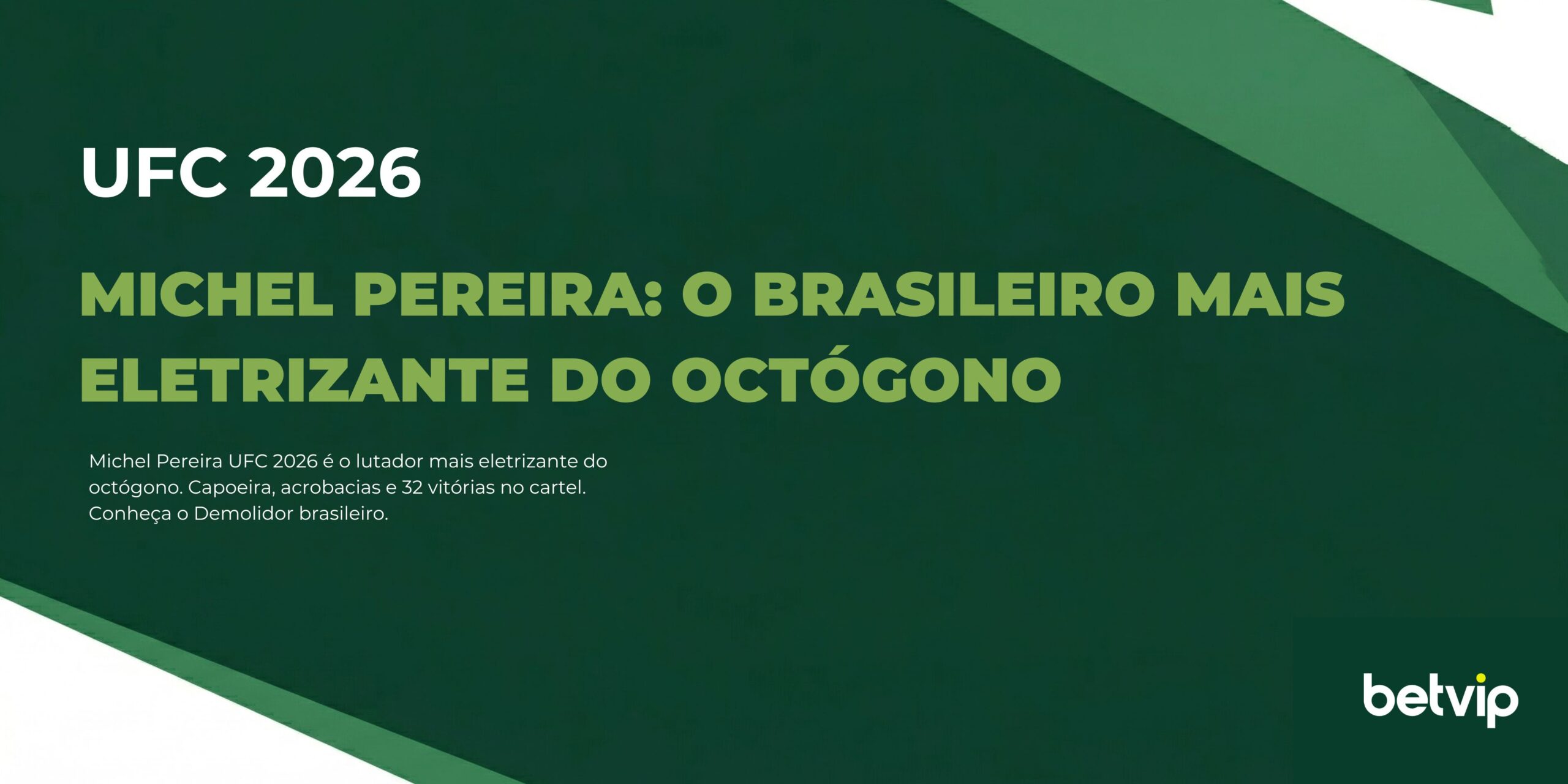 Michel Pereira UFC 2026: o brasileiro mais eletrizante do octógono