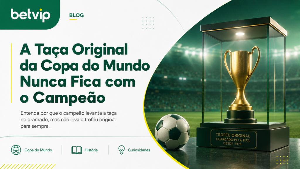 A Taça Original da Copa do Mundo Nunca Fica com o Campeão