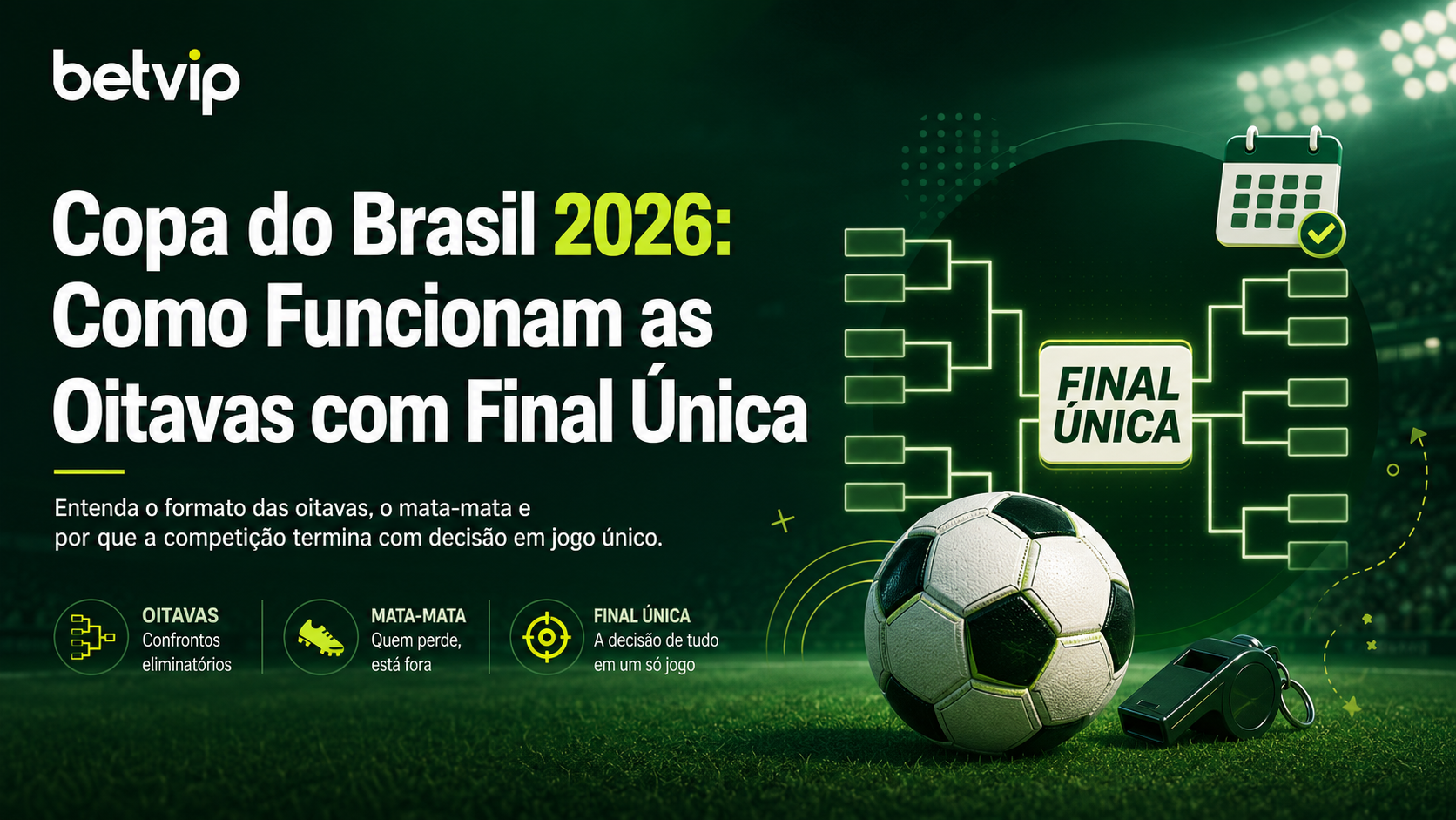 Copa do Brasil 2026: Como Funcionam as Oitavas com Final Única