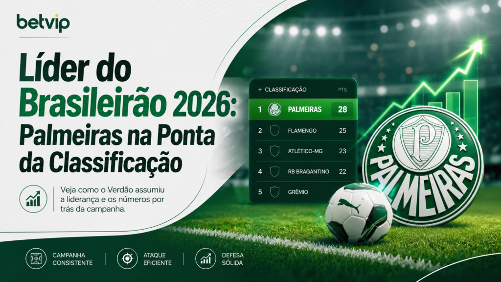 Líder do Brasileirão 2026: Palmeiras na Ponta da Classificação