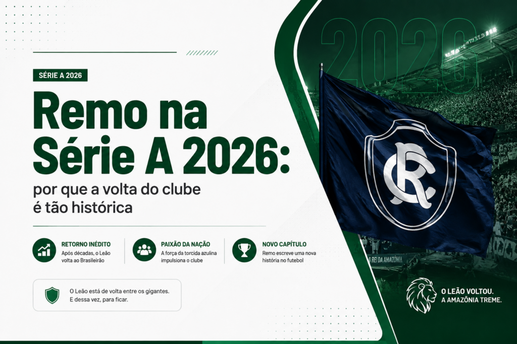 Remo na Série A 2026: por que a volta do clube é tão histórica