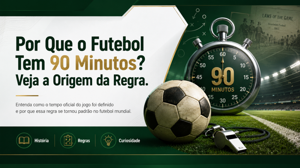 Por Que o Futebol Tem 90 Minutos? Veja a Origem da Regra