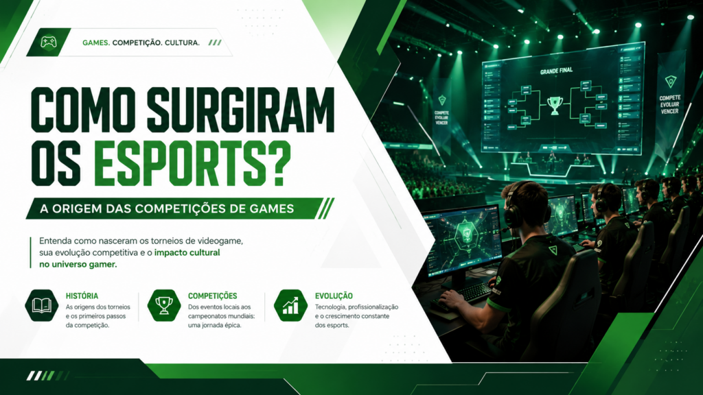 Como Surgiram os Esports? A Origem das Competições de Games
