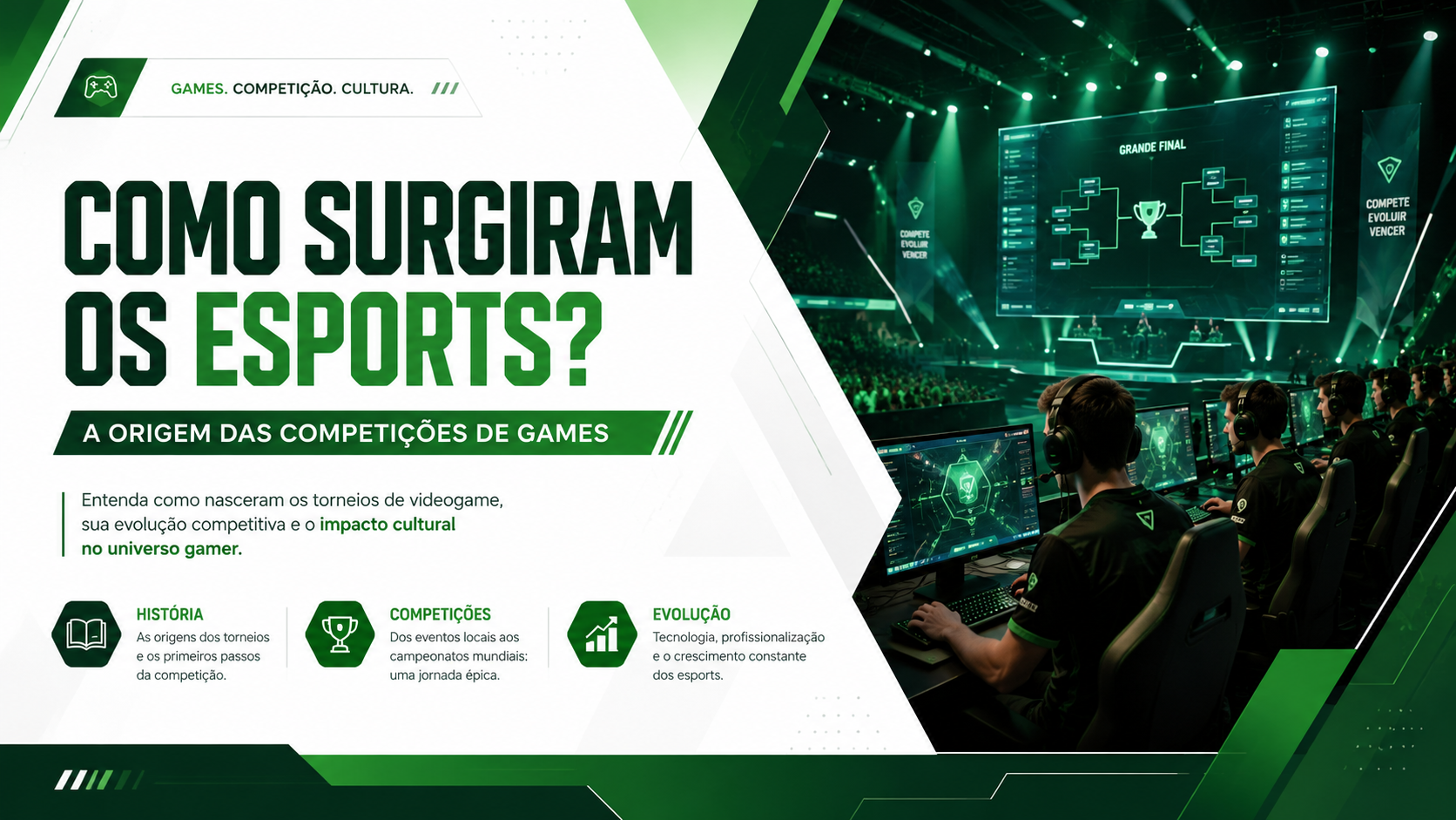 Como Surgiram os Esports? A Origem das Competições de Games