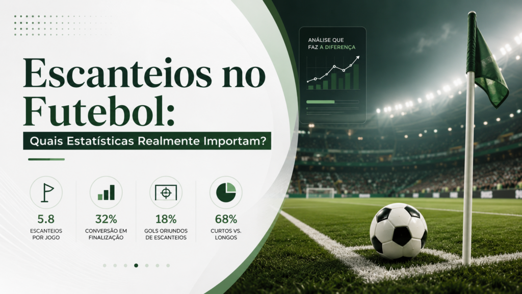 Escanteios no Futebol: Quais Estatísticas Realmente Importam?