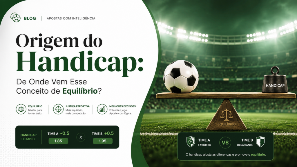 Origem do Handicap: De Onde Vem Esse Conceito de Equilíbrio?