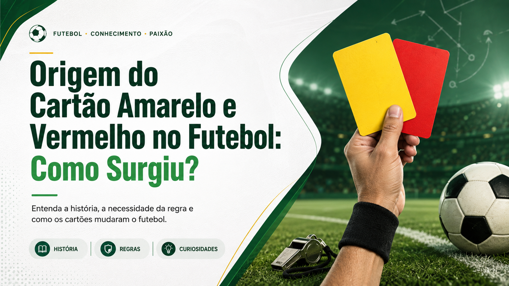 Origem do Cartão Amarelo e Vermelho no Futebol: Como Surgiu?