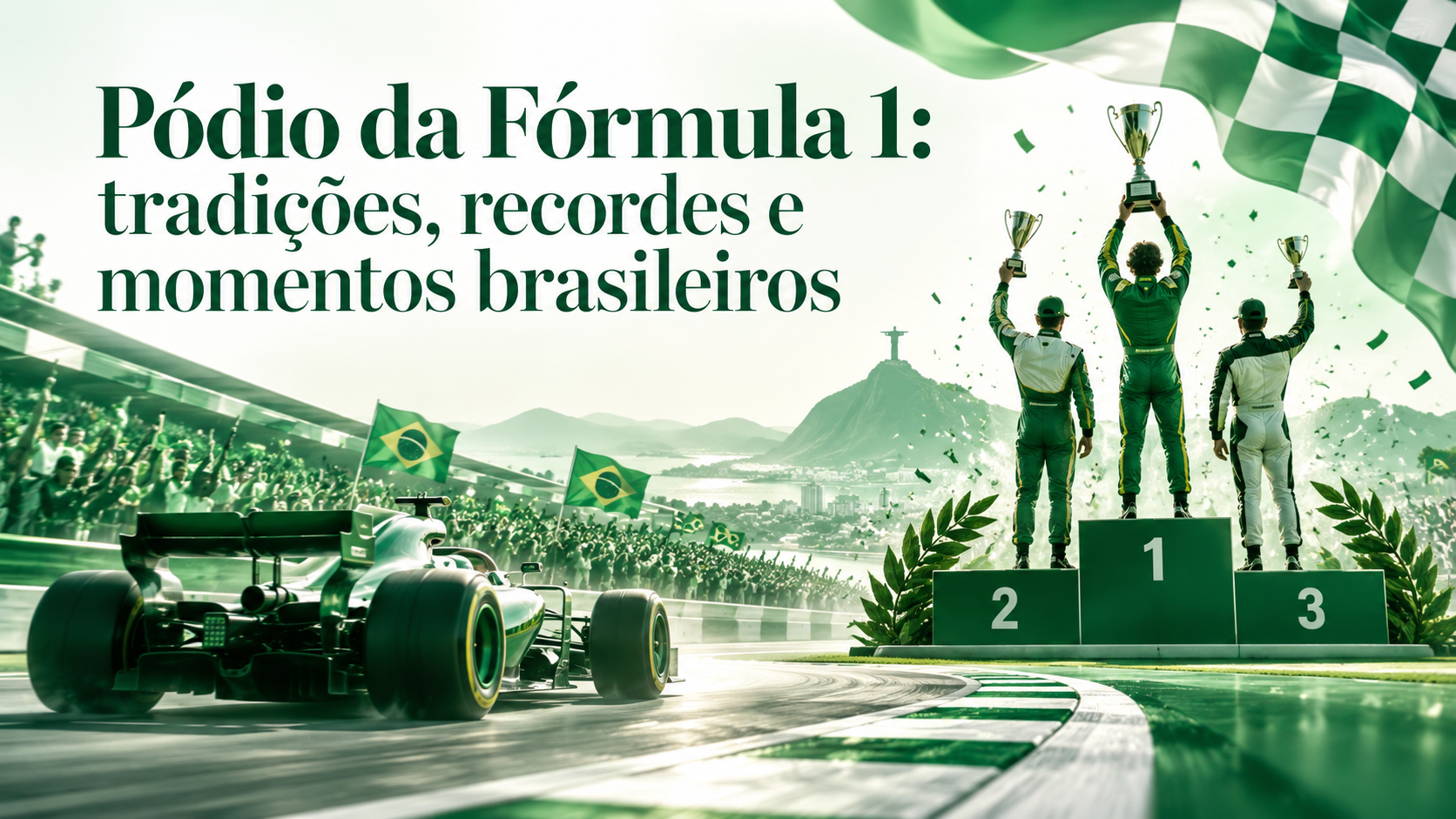 Pódio da Fórmula 1: tradições, recordes e momentos brasileiros