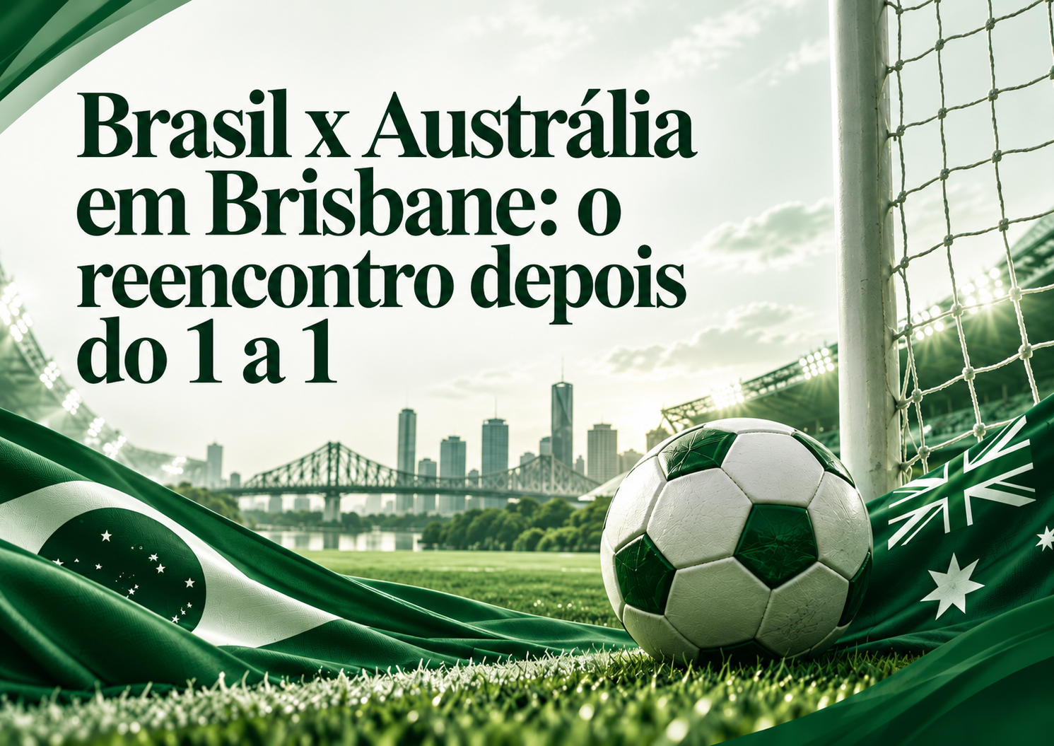 Brasil x Austrália em Brisbane: o reencontro depois do 1 a 1
