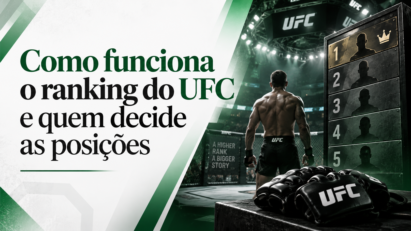 Como Funciona o Ranking do UFC e Quem Define as Posições
